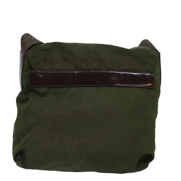 PRADA Shoulder Bag Nylon Khaki Auth bs16163 - Picture 2 of 16